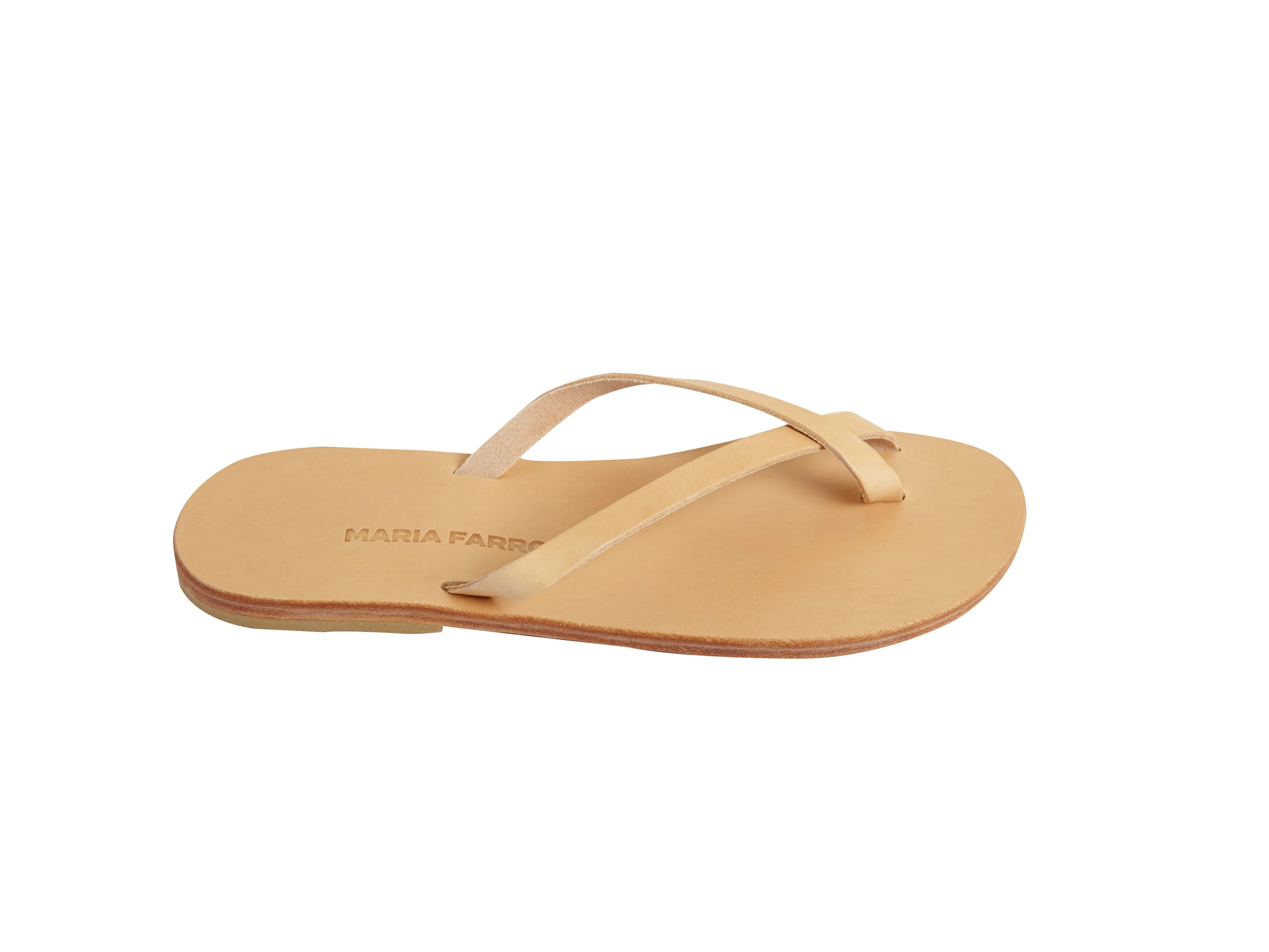 VAI flip flop — natural leather
