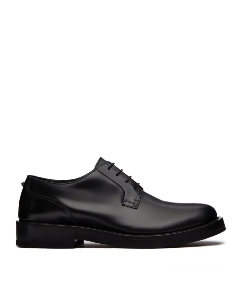 Valentino Garavani rockstud essential calf leather derby