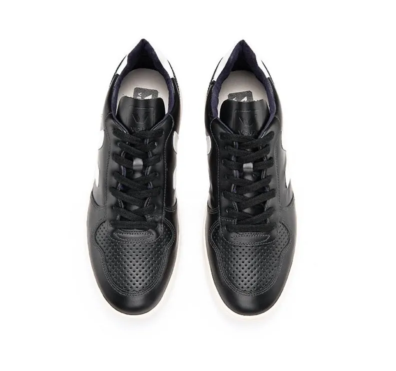 VEJA V-10 Black White White sole men