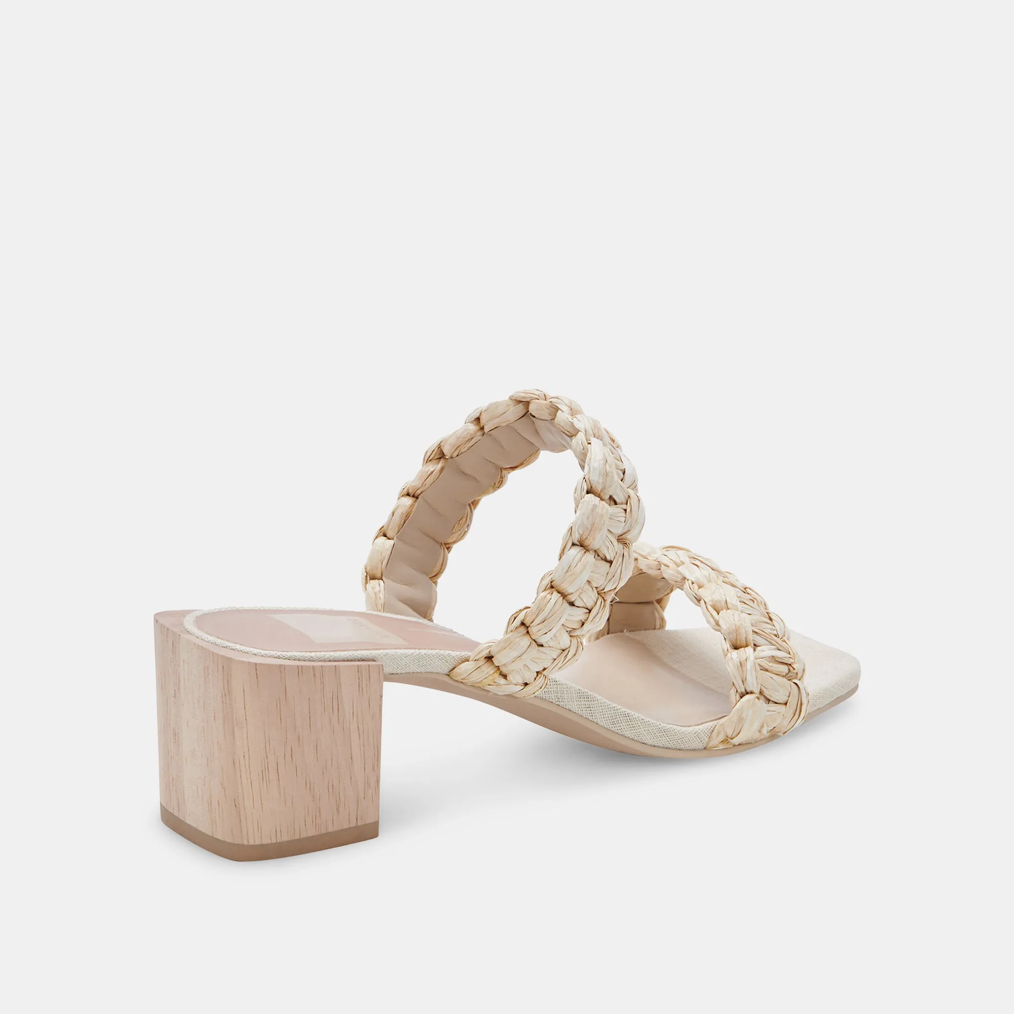 ZENO SANDALS LT NATURAL RAFFIA