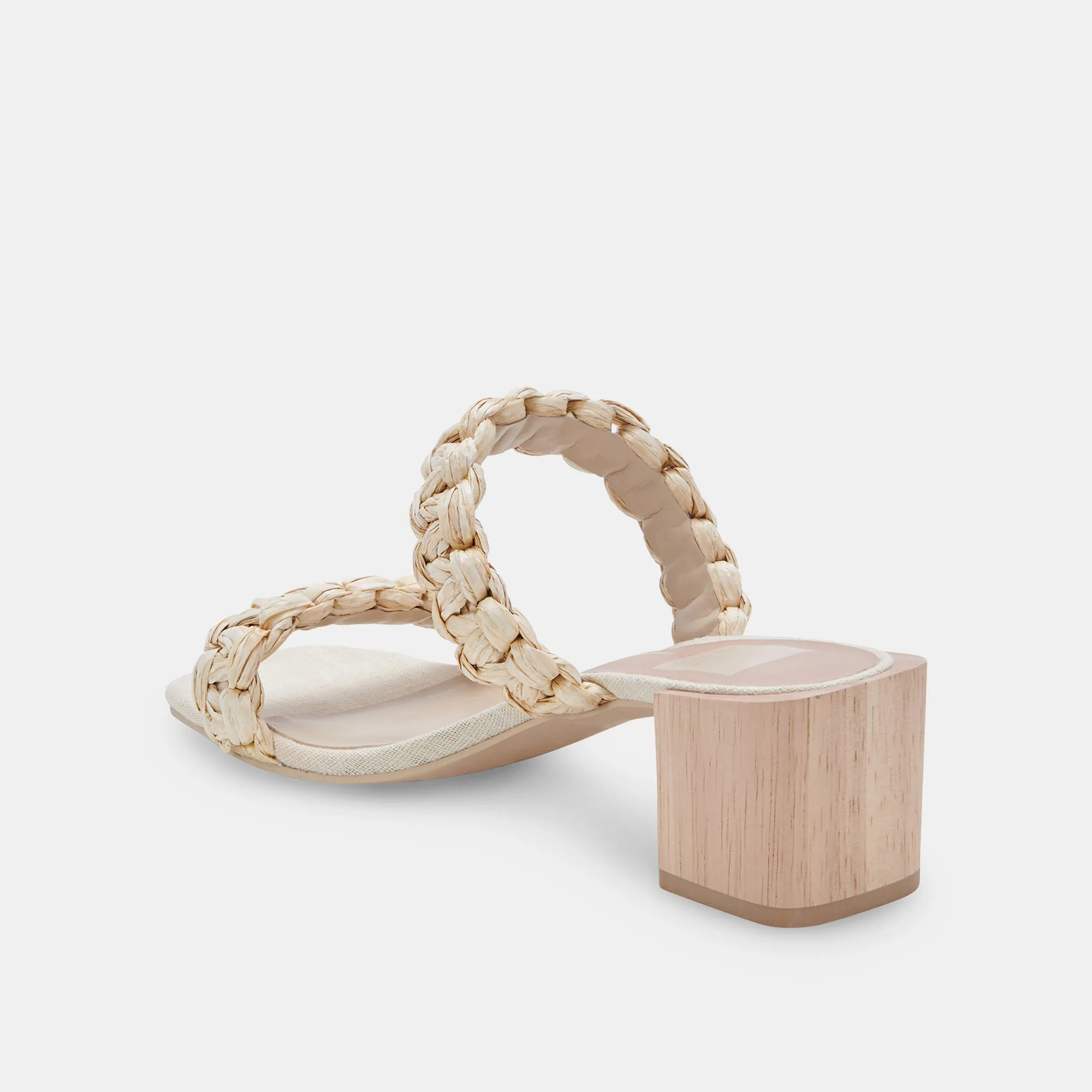 ZENO SANDALS LT NATURAL RAFFIA
